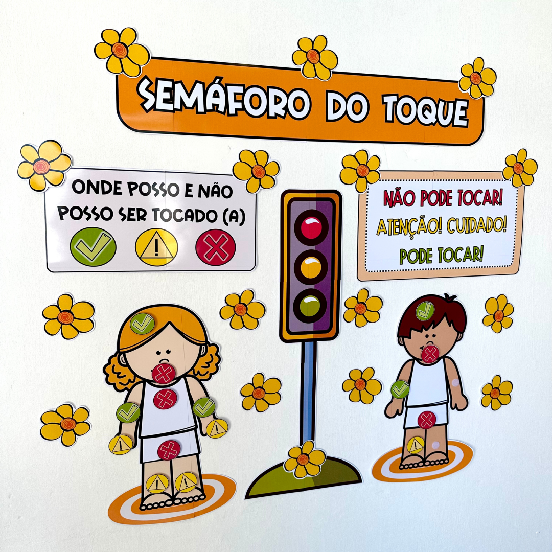 Painel interativo semáforo do toque
